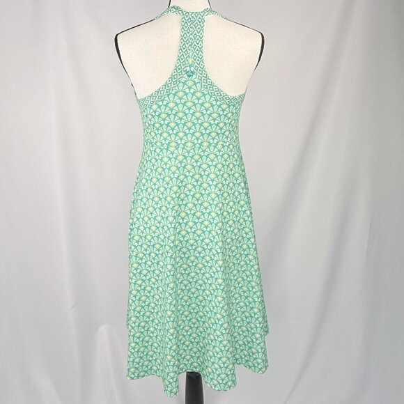 PrAna Cali Racerback Sundress in Green with Built-in Bra, Size M - Picture 2 of 4